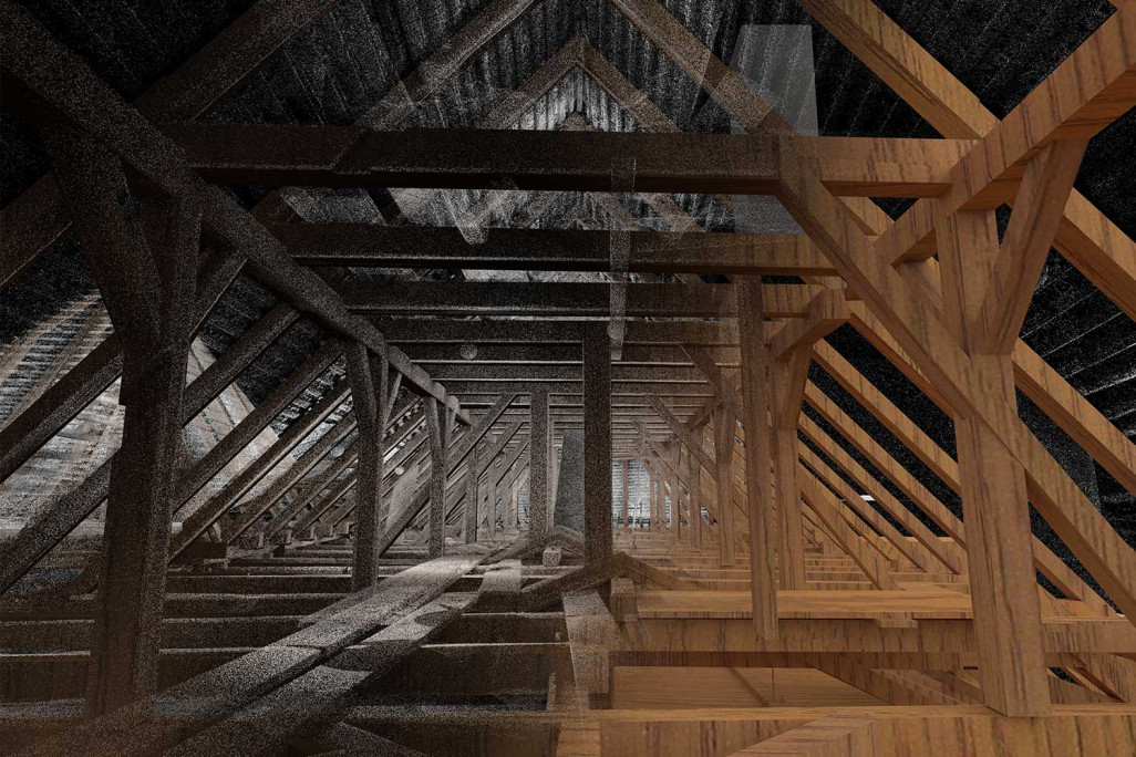 Modélisation BIM 3D d'une structure porteuse à partir d'un nuage de points