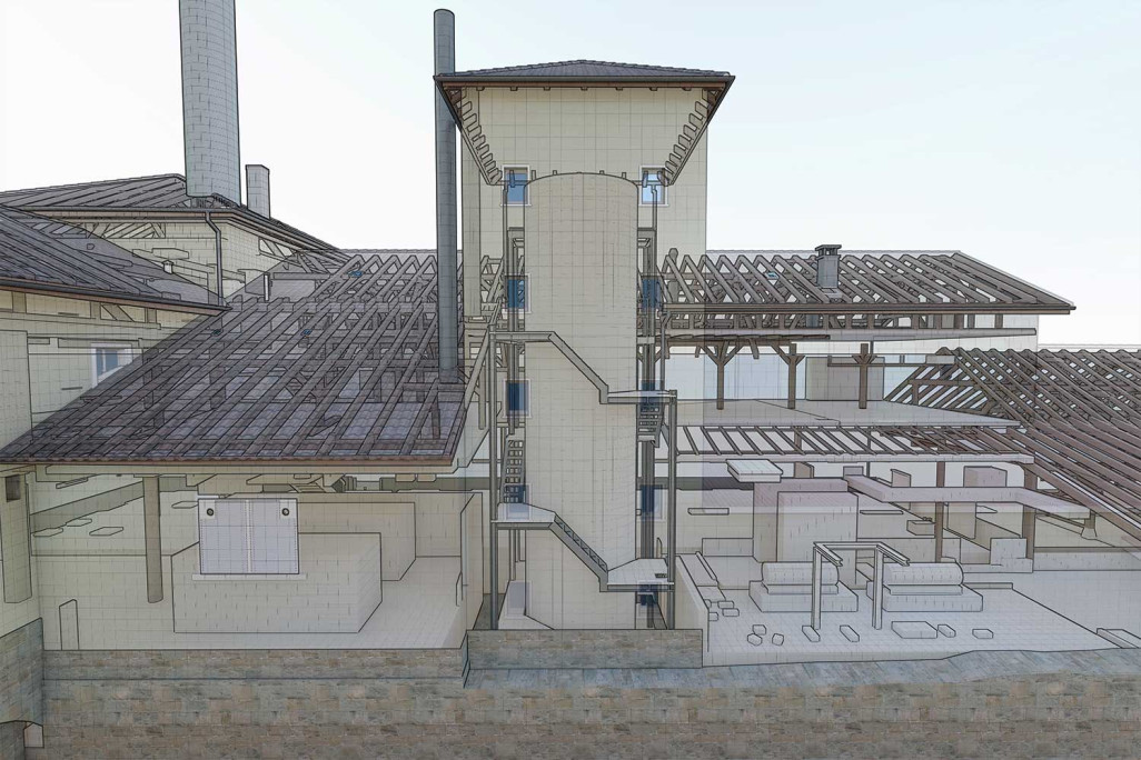 Modélisation 3D de bâtiments industriels