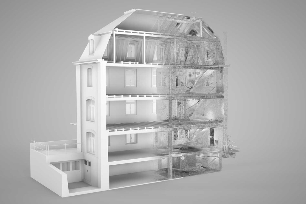 Modélisation 3D à partir d'un nuage de points