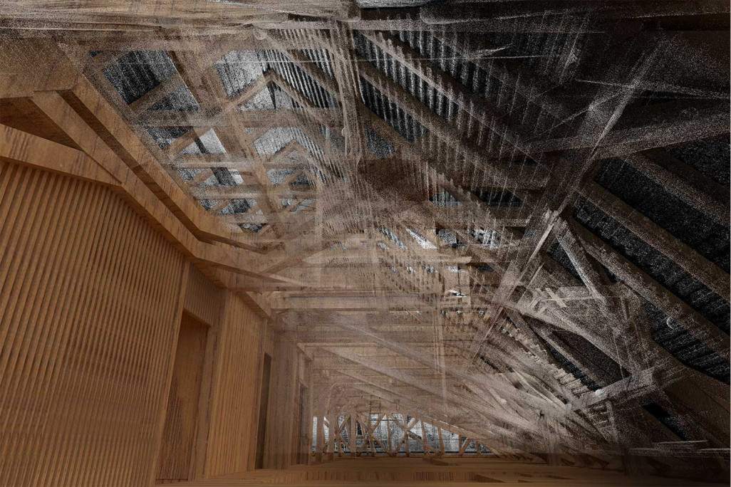 Modélisation BIM 3D des combles à partir d'un nuage de points